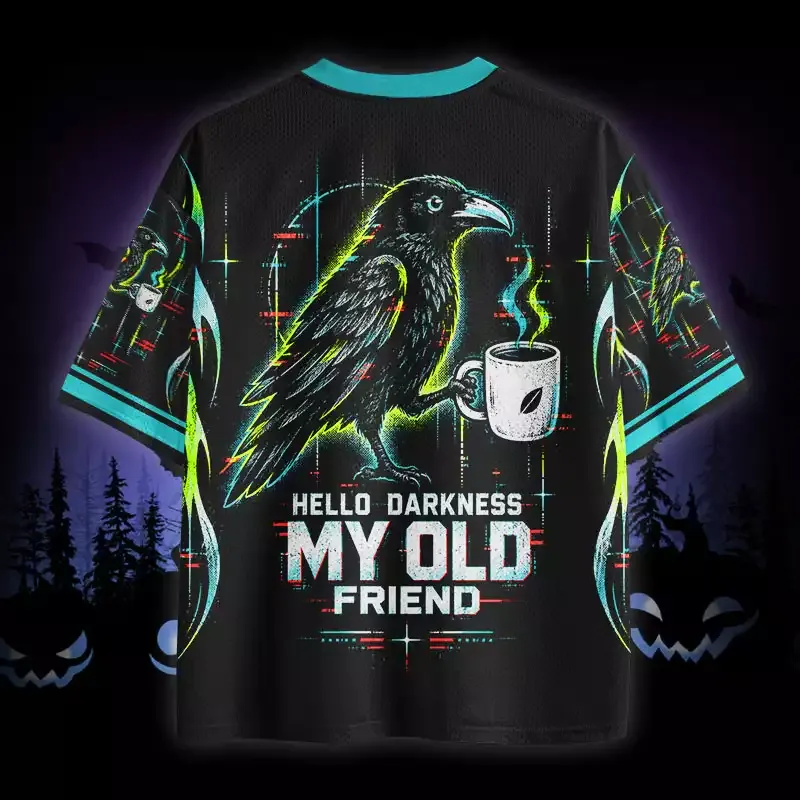 Soulisfree Hello Darkness My Old Friend Mesh Jersey