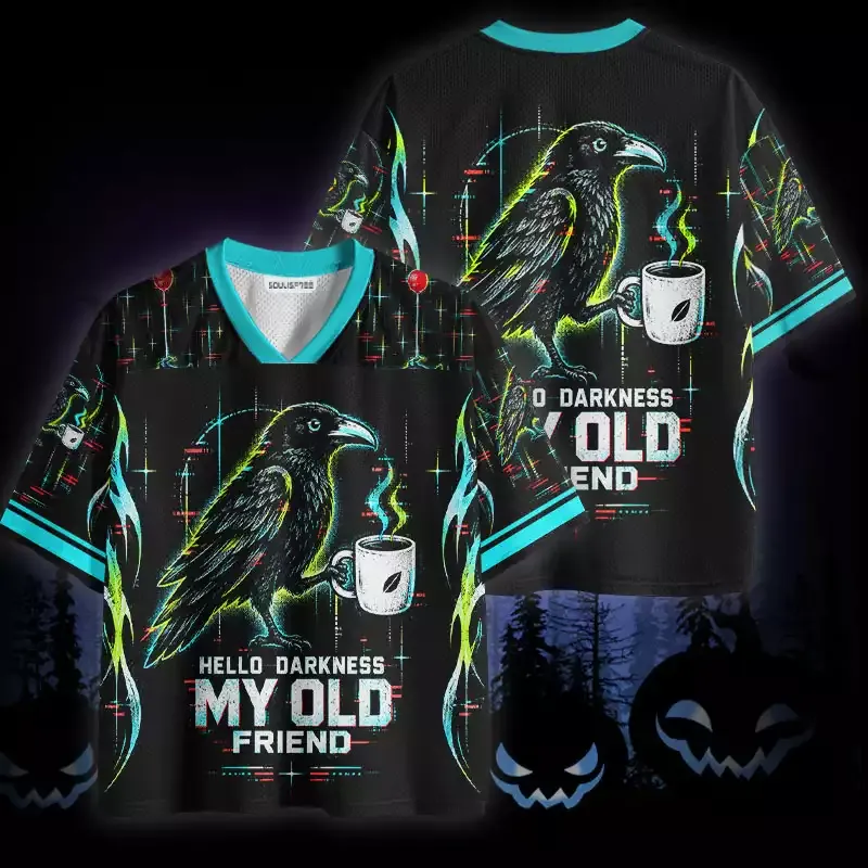 Soulisfree Hello Darkness My Old Friend Mesh Jersey
