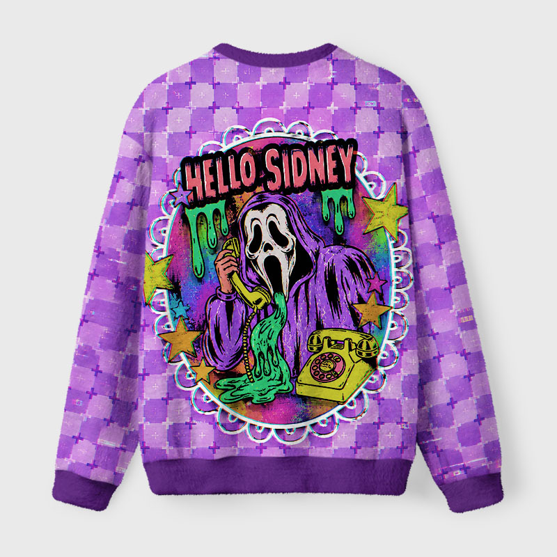 Soulisfree Hello Sydney Fuzzy Crewneck Sweater