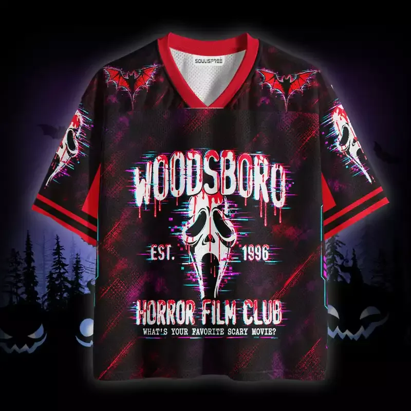 Soulisfree Horror Film Club - Ghostface Mesh Jersey