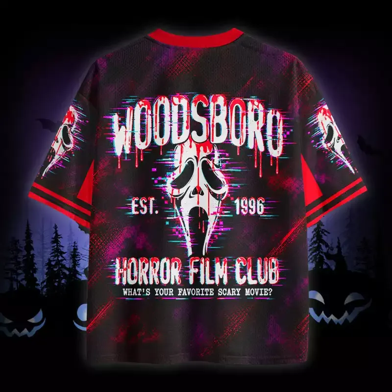 Soulisfree Horror Film Club - Ghostface Mesh Jersey