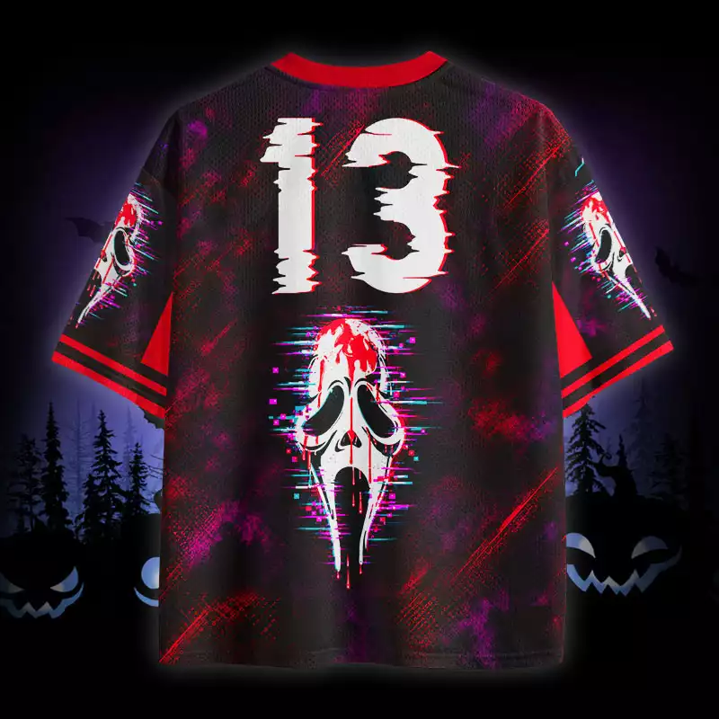 Soulisfree Horror Film Club - Ghostface Mesh Jersey
