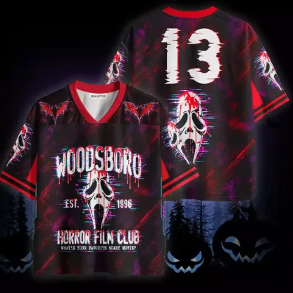 Soulisfree Horror Film Club - Ghostface Mesh Jersey