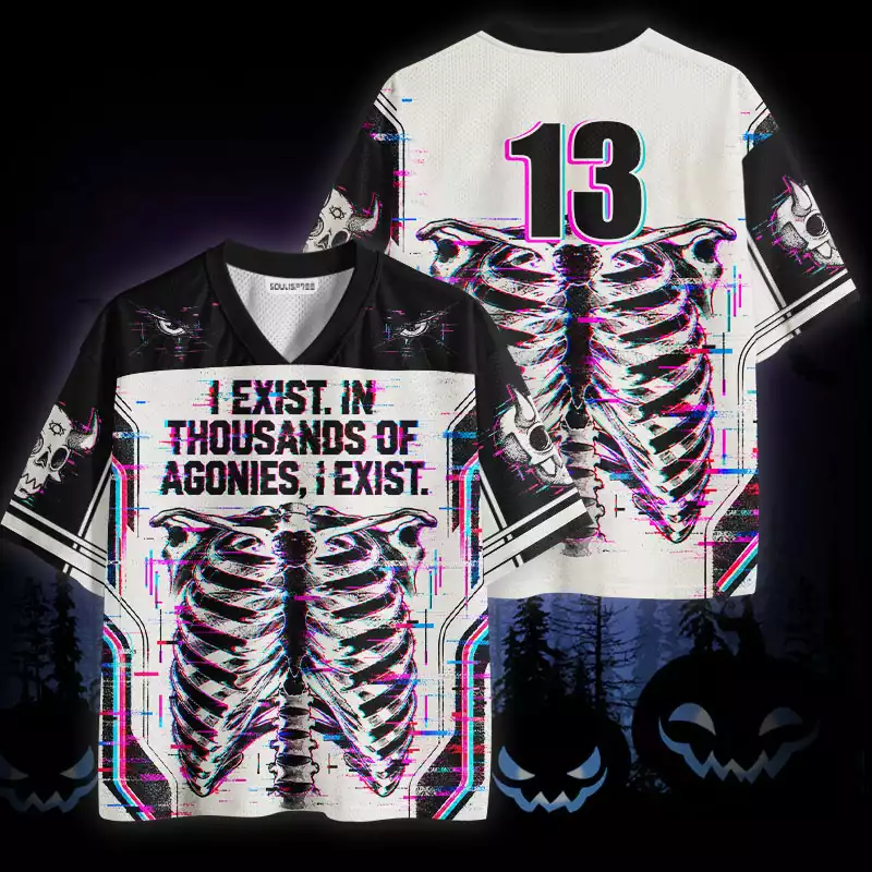 Soulisfree I Exist In Thousands Of Agonies I Exist Mesh Jersey