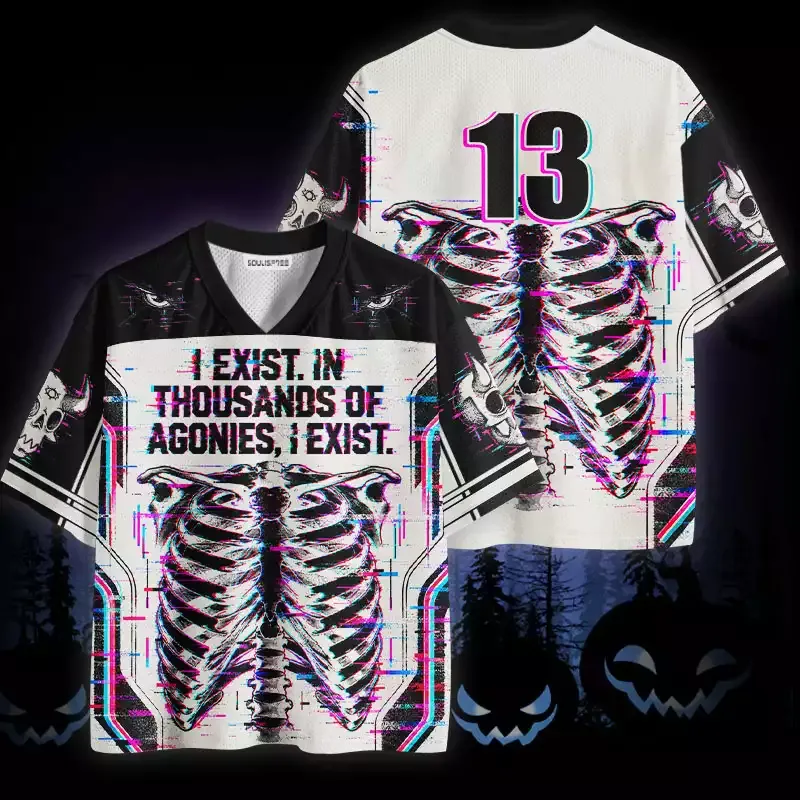 Soulisfree I Exist In Thousands Of Agonies I Exist Mesh Jersey