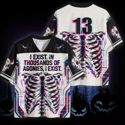 Soulisfree I Exist In Thousands Of Agonies I Exist Mesh Jersey