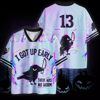 Soulisfree I Got Up Early There Was No Worm Mesh Jersey