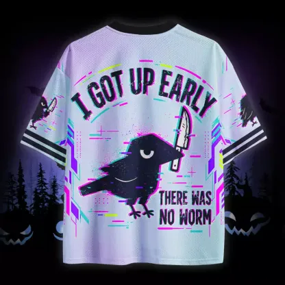 Soulisfree I Got Up Early There Was No Worm Mesh Jersey