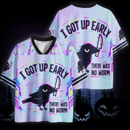 Soulisfree I Got Up Early There Was No Worm Mesh Jersey