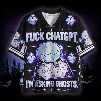 Soulisfree I'm Asking Ghosts Mesh Jersey