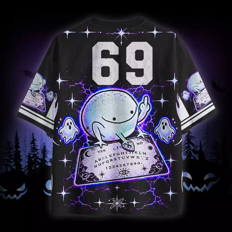 Soulisfree I'm Asking Ghosts Mesh Jersey