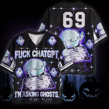 Soulisfree I'm Asking Ghosts Mesh Jersey