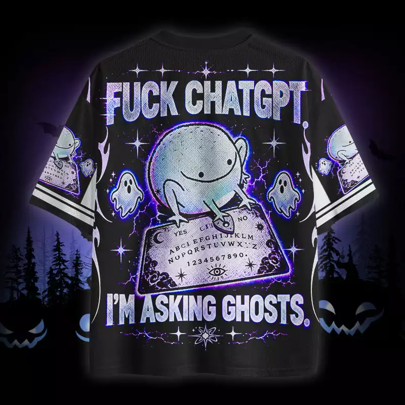 Soulisfree I'm Asking Ghosts Mesh Jersey