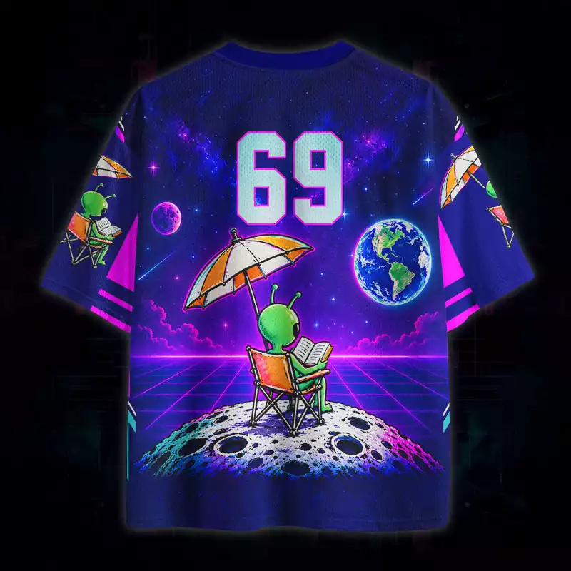Soulisfree I'm Feeling Weird Thanks For Asking Mesh Jersey