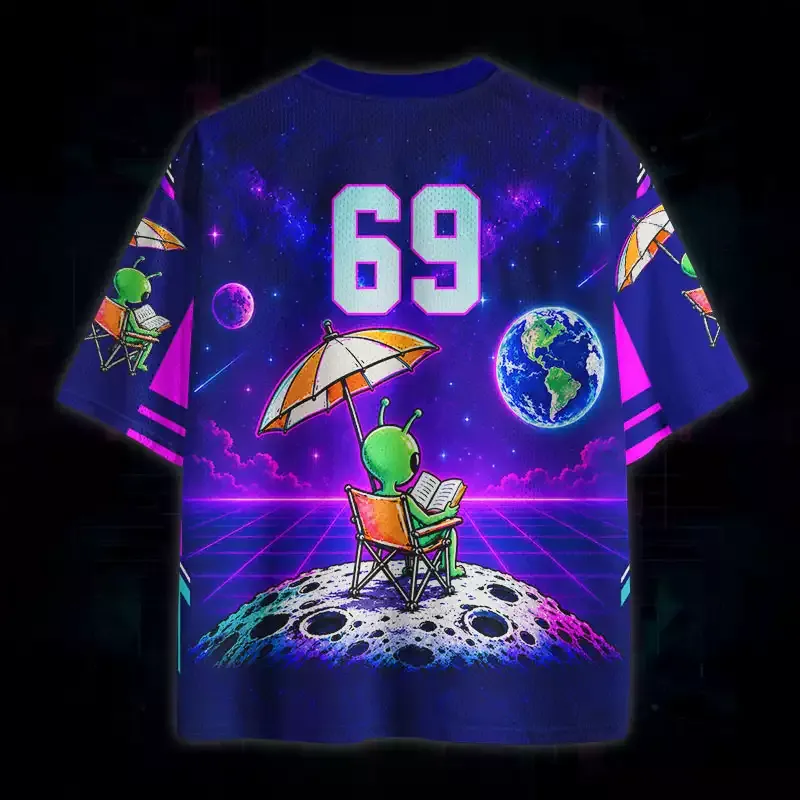 Soulisfree I'm Feeling Weird Thanks For Asking Mesh Jersey