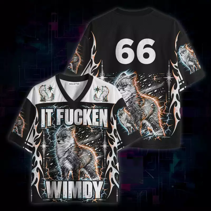 Soulisfree It Fucken Wimdy Mesh Jersey