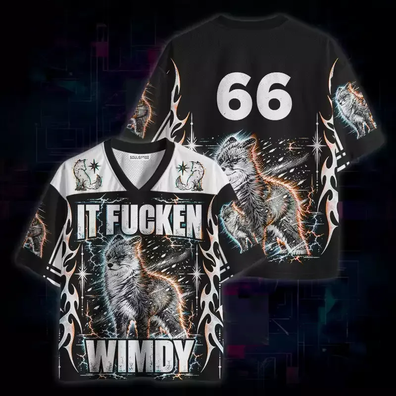 Soulisfree It Fucken Wimdy Mesh Jersey