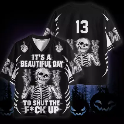 Soulisfree It's A Beautiful Day To Shut The Fuck Up  Mesh Jersey