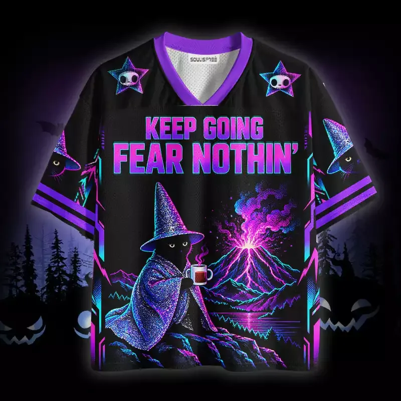 Soulisfree Keep Going Fear Nothin' Mesh Jersey
