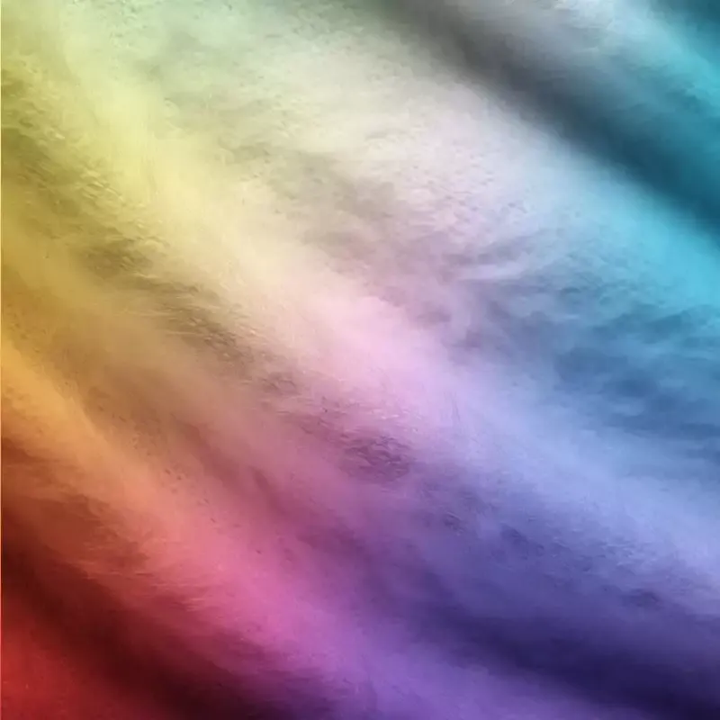 Soulisfree Luminous Abstract Gradient Fuzzy Cardigan Sweater