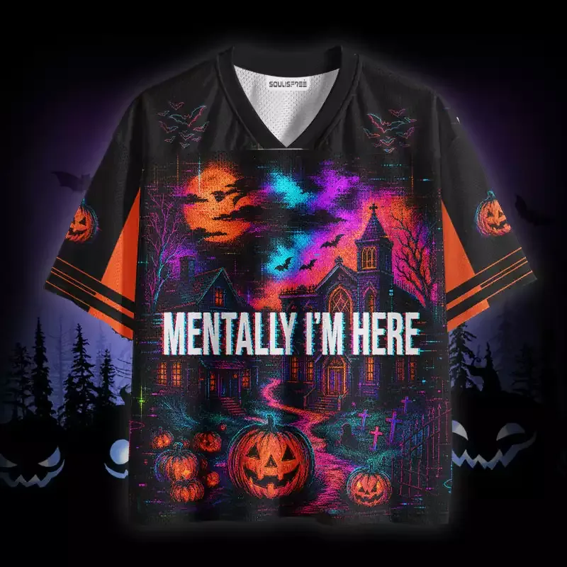 Soulisfree Mentally I'm Here Mesh Jersey