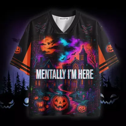 Soulisfree Mentally I'm Here Mesh Jersey