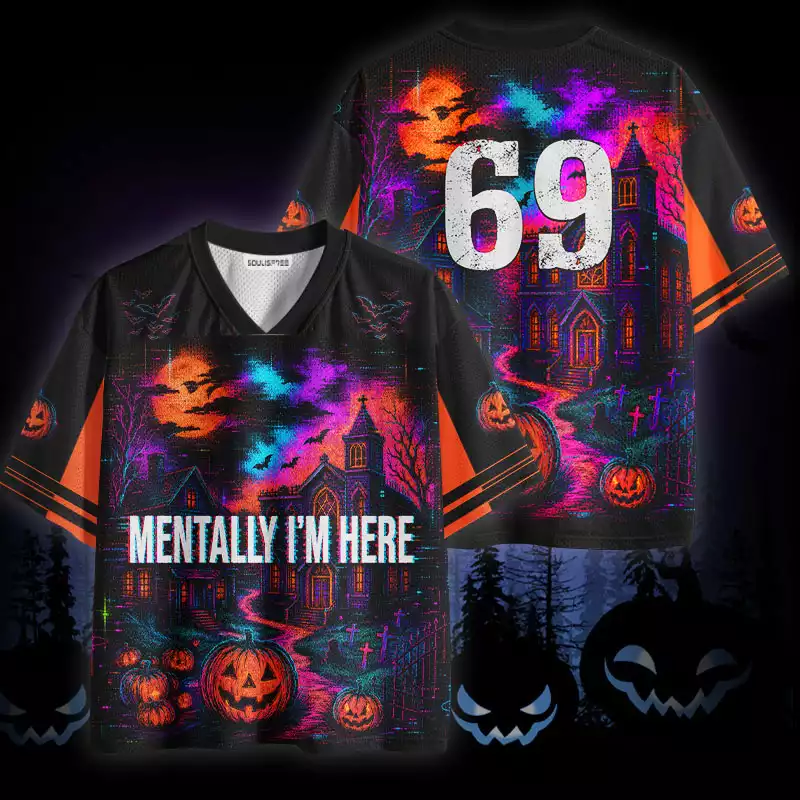 Soulisfree Mentally I'm Here Mesh Jersey
