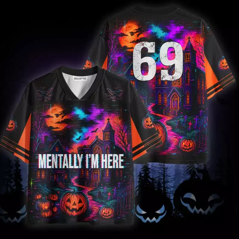 Soulisfree Mentally I'm Here Mesh Jersey