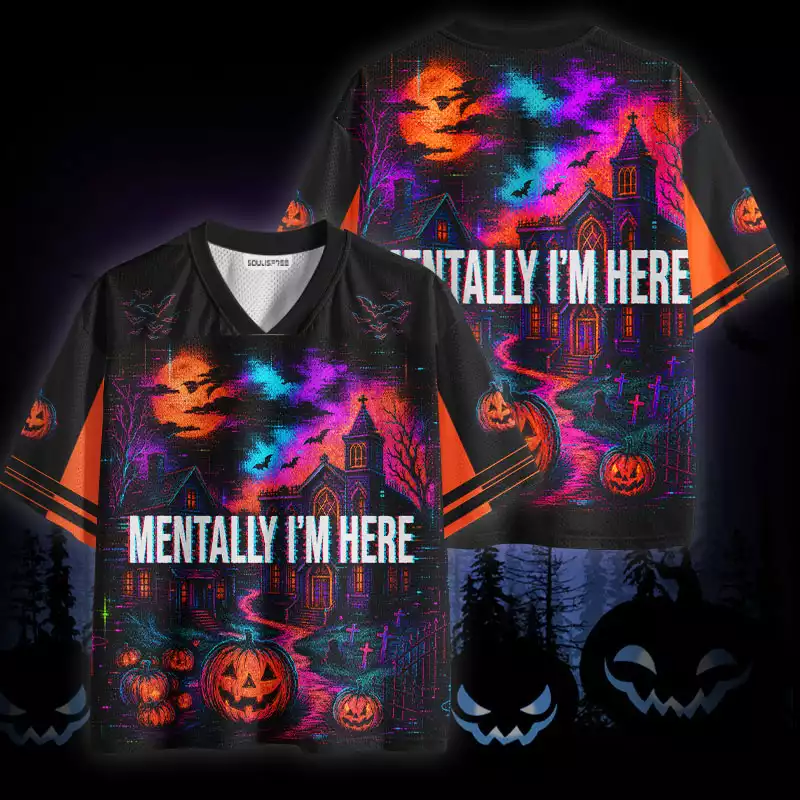 Soulisfree Mentally I'm Here Mesh Jersey