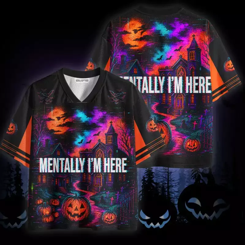 Soulisfree Mentally I'm Here Mesh Jersey