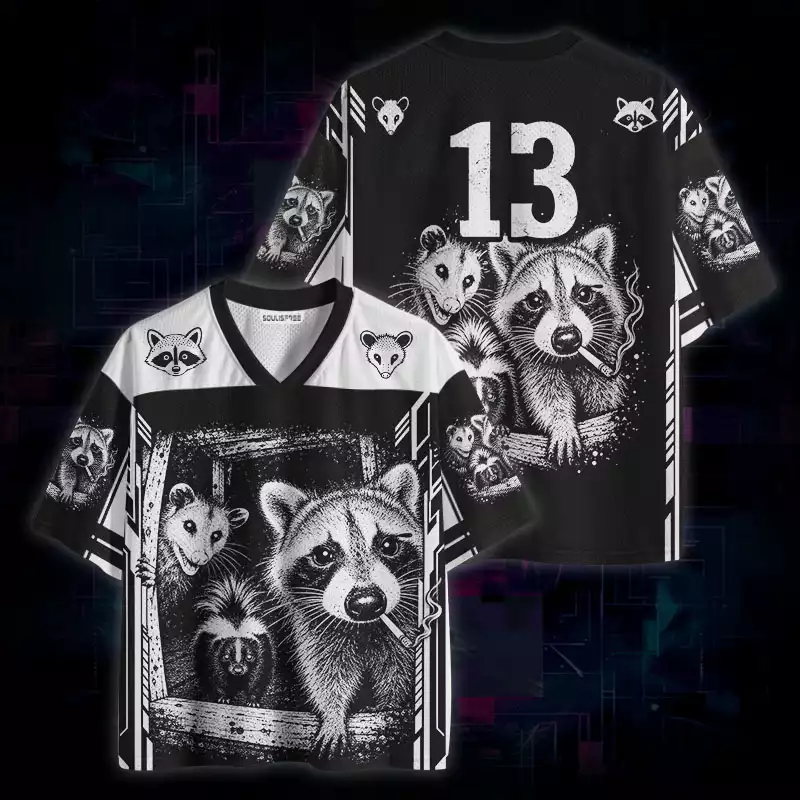 Soulisfree Midnight Trash Crew Mesh Jersey