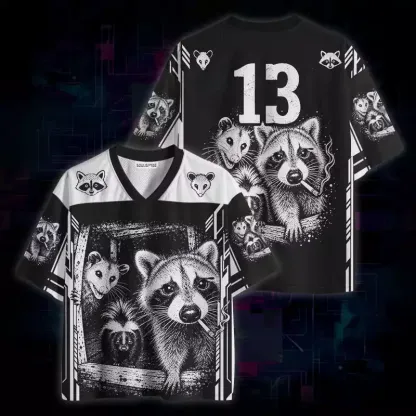 Soulisfree Midnight Trash Crew Mesh Jersey
