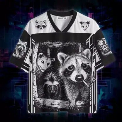 Soulisfree Midnight Trash Crew Mesh Jersey