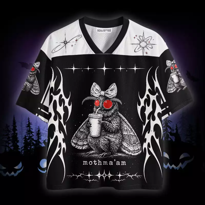 Soulisfree Mothma'am Crimson Orbit Star Mesh Jersey