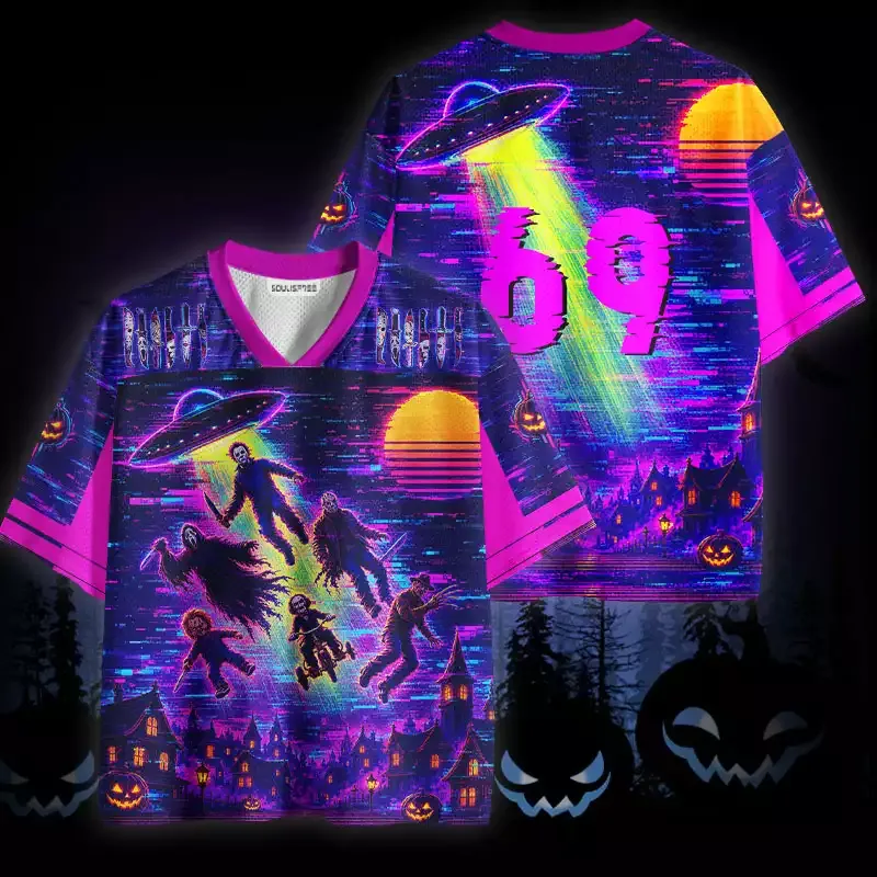 Soulisfree NIGHTMARE ABDUCTION Mesh Jersey