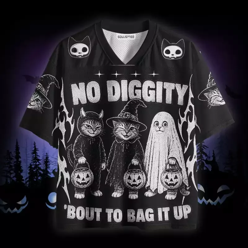 Soulisfree NO DIGGITY ’BOUT TO BAG IT UP Mesh Jersey