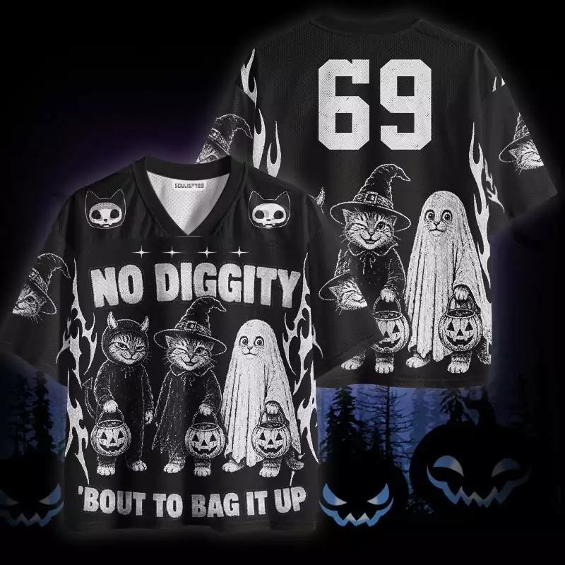 Soulisfree NO DIGGITY ’BOUT TO BAG IT UP Mesh Jersey
