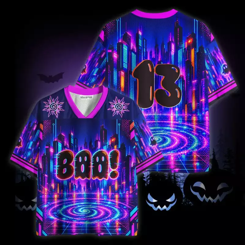 Soulisfree Neon Boo City Mesh Jersey