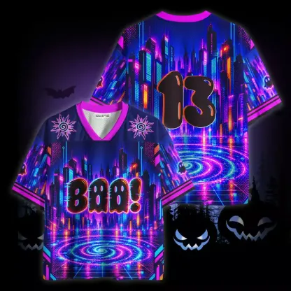 Soulisfree Neon Boo City Mesh Jersey