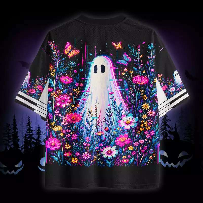 Soulisfree Neon Ghost Garden  Mesh Jersey