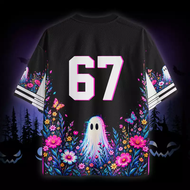 Soulisfree Neon Ghost Garden  Mesh Jersey