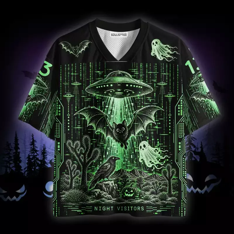 Soulisfree Neon Night Visitors Mesh Jersey