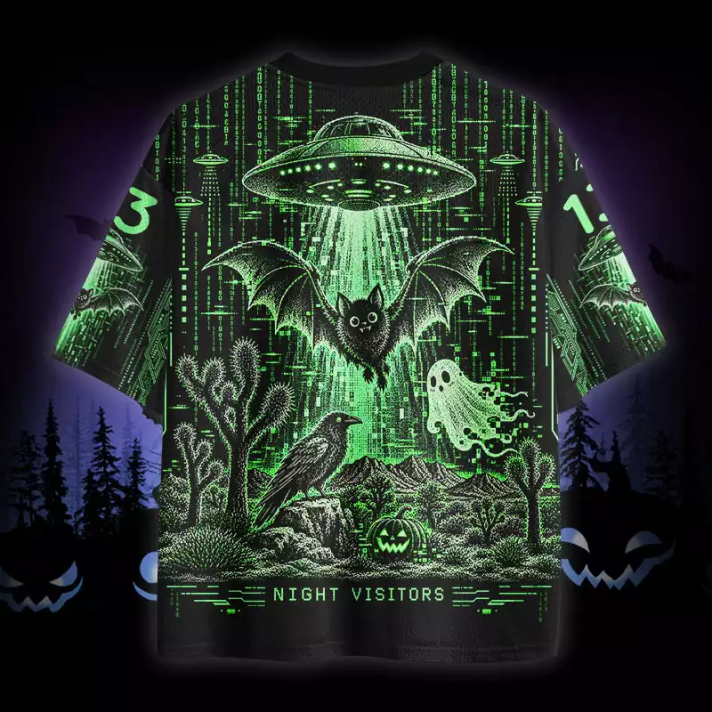 Soulisfree Neon Night Visitors Mesh Jersey
