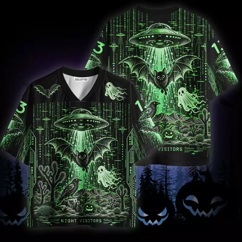 Soulisfree Neon Night Visitors Mesh Jersey