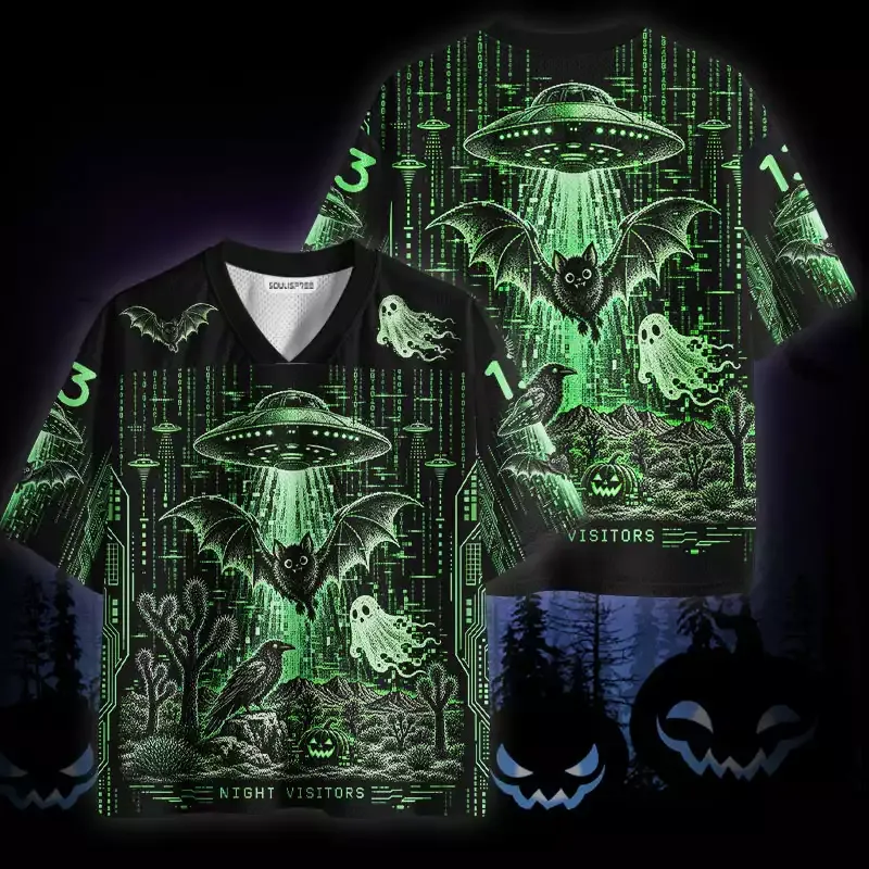 Soulisfree Neon Night Visitors Mesh Jersey