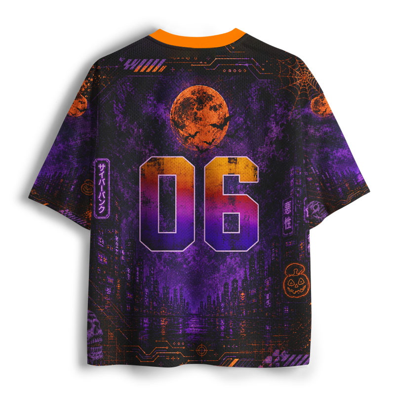 Soulisfree Neon Nightmare Parade Mesh Jersey