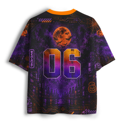 Soulisfree Neon Nightmare Parade Mesh Jersey
