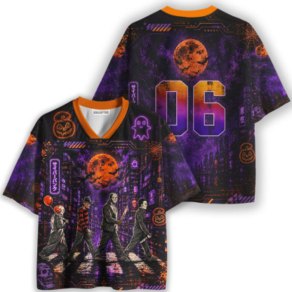 Soulisfree Neon Nightmare Parade Mesh Jersey