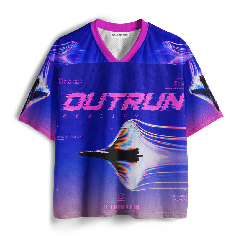 Soulisfree  Neon Outrun Jet Mesh Jersey