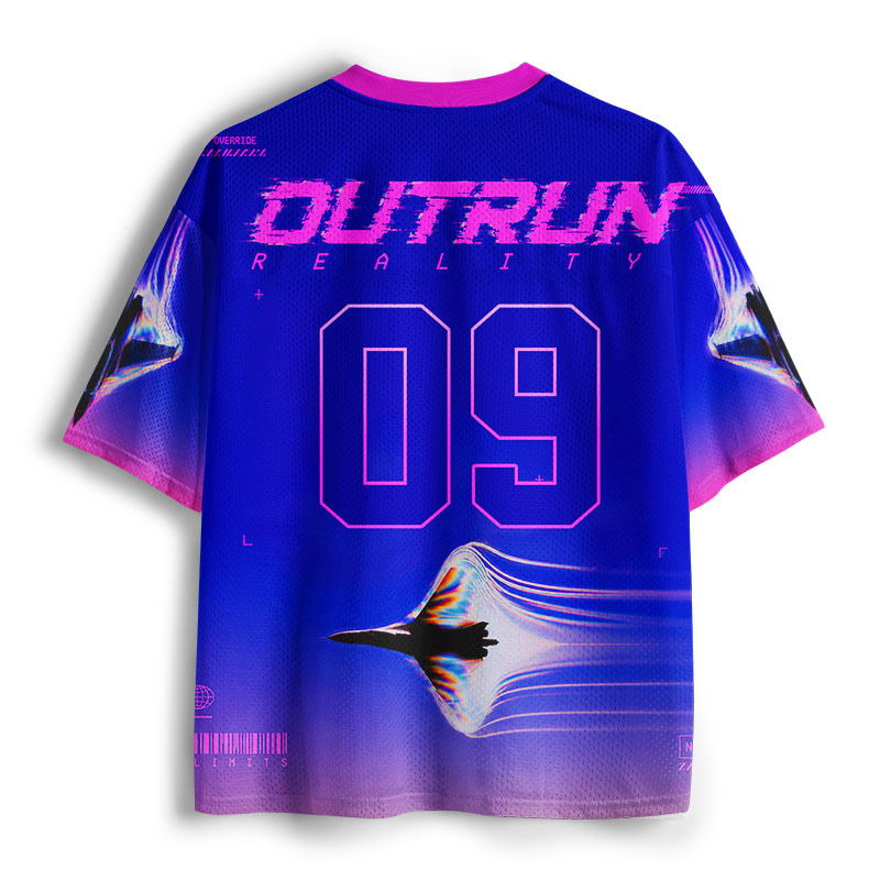 Soulisfree  Neon Outrun Jet Mesh Jersey